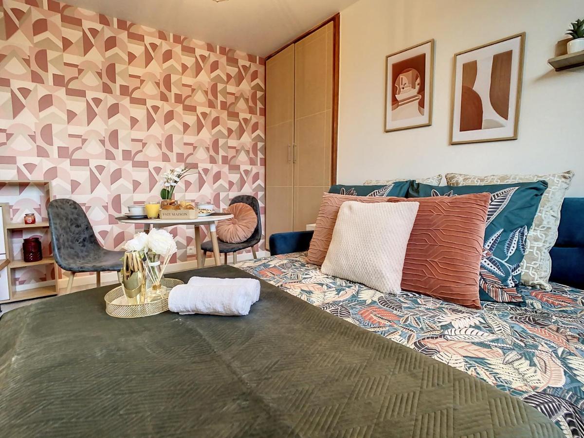 Joli Studio Meuble Tout Equipe Hyper Centre Wifi Apartment Troyes Bagian luar foto